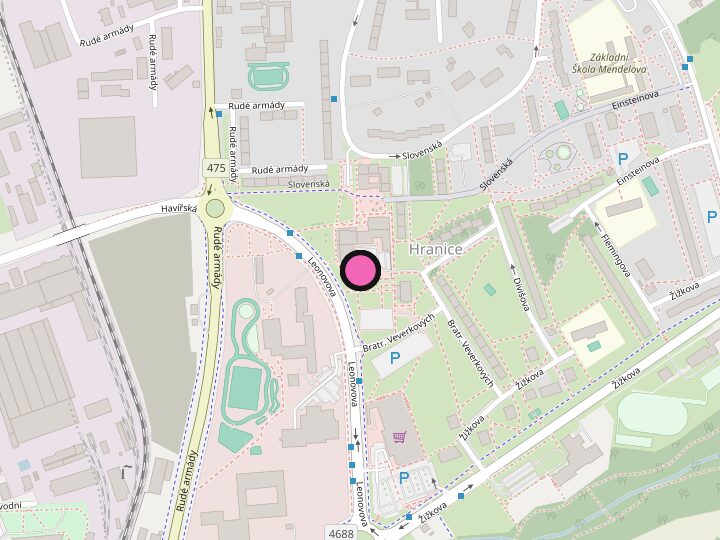 Mapa — EveBler Karviná-Hranice, Bratr. Veverkových 2977/3, Karviná-Hranice, 733 01