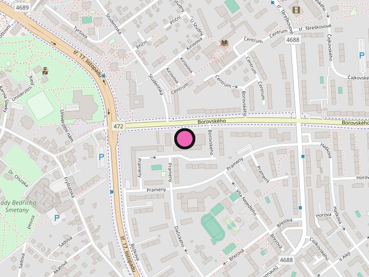 Mapa — EveBler Karviná-Ráj, Borovského 814/12, Karviná 4-Ráj, 734 01